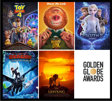2019 Golden Globe Nominees – Animation Scoop
