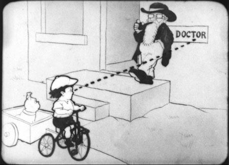Bobby Bumps’ Pup Gets Flea-Enza (Earl Hurd, 1919)
