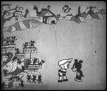 Dinky Doodle in The Pied Piper (Walter Lantz, 1924)