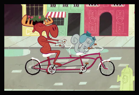 Producer Scott Fellows discusses his Dreamworks/Amazon "Rocky & Bullwinkle" 14 Amazon bullwinkle1