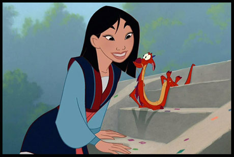 mulan walt disney dragon