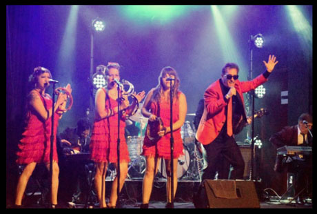 Tom Kenny, his Band and Chris Prynowski Kick Off 2018 LA Animation Fest November 30th 10 Tom kenny band