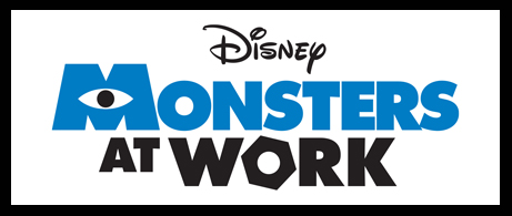 FIRST LOOK: Disney's new "Chip n' Dale" 10 Monsters At Work Logo Final 460