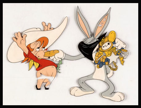 Rare "Looney Tunes" Original Art Cache Highlights Heritage December Auction 19 buckaroo bugs cels460