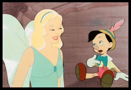 Heritage Auctions Posts Rare Disney Animation Art: "Song White", "Pinocchio", Mary Blair Originals 15 pinocchio cel 460