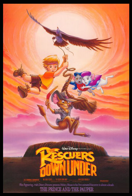 A Mice Time in the Outback: The 30th Anniversary of “The Rescuers Down Under” 20 Rescuers Down Undere poster