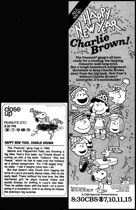 TV Guilde Peanuts New Year