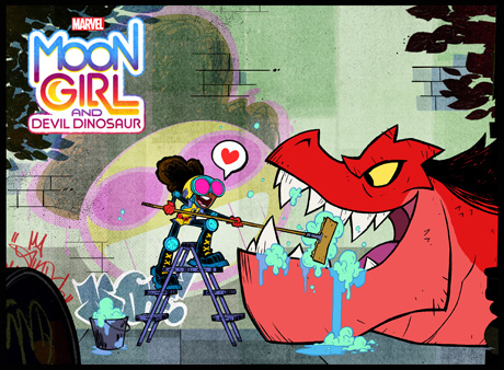 Voice Cast and First Look at “Marvel’s Moon Girl and Devil Dinosaur”