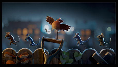 TEASER TRAILER AND FIRST LOOK: Netflix's Aardman Holiday Special "Robin Robin" 5 Ronin Robin 460