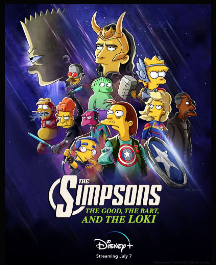 Disney+ Announces New Simpsons Short: “The Good, The Bart, and The Loki”