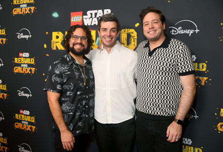 Dan Hernandez Chris Buckley and Benji Samit at the special screening of LEGO Star Wars Rebuild the Galaxy at the El Cap