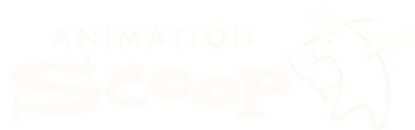 animation logo white
