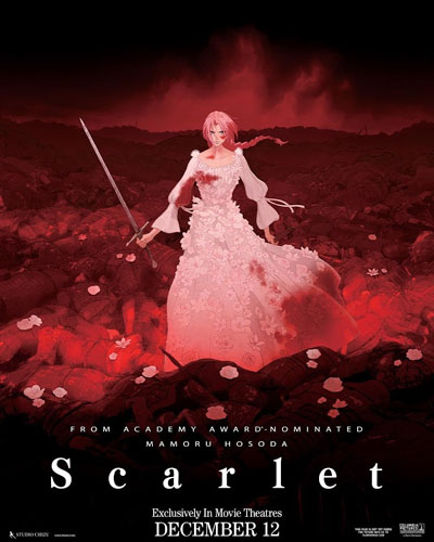 Sony Classics Schedules Qualifying Runs for Hosoda's "Scarlet" 2 Scarlet Dec poster400