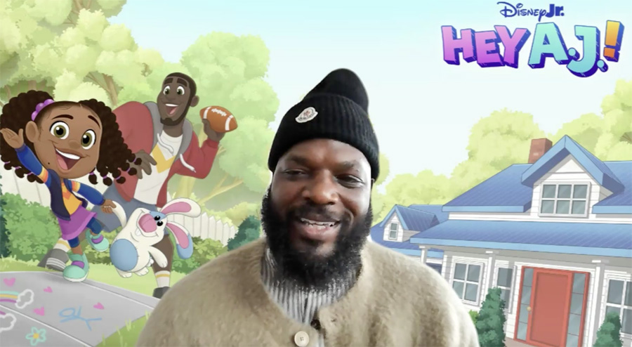 INTERVIEW: Scoring A Touchdown With "Hey A.J.!" 2 HeyAJMartellusBennett 900