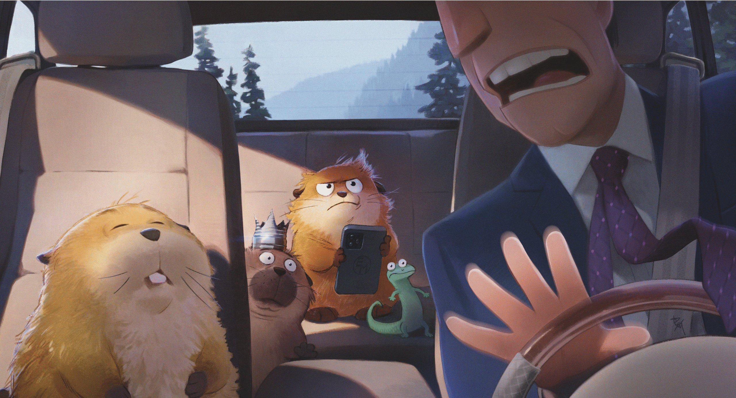 How the Wild Car Chase in Pixar’s ‘Hoppers’  was inspired by ‘Mad Max,’ ‘Jaws,’ and ‘The Birds’