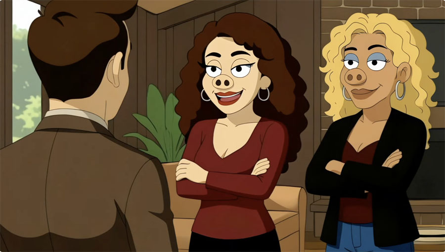 Superman Star Sarah Douglas Joins Season Two of Stewart St John’s Animated Comedy "The Swines" 2 Swines1 900