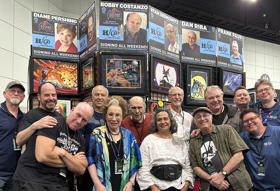 Batman Animated staff at Comic Con