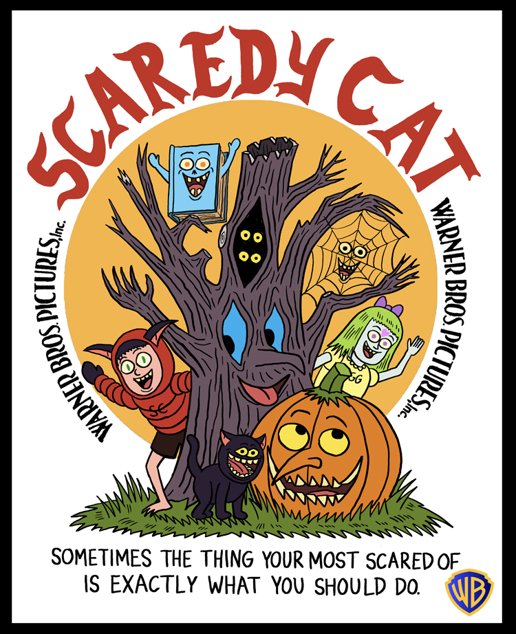 SCAREDY CAT poster 750