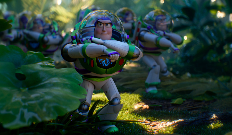 From Lilypad, to an Army of Upgraded Buzzes, Pixar Pushes New Tech in 'Toy Story 5' 4 TOYSTORY5 Buzz Lightyear hi tech