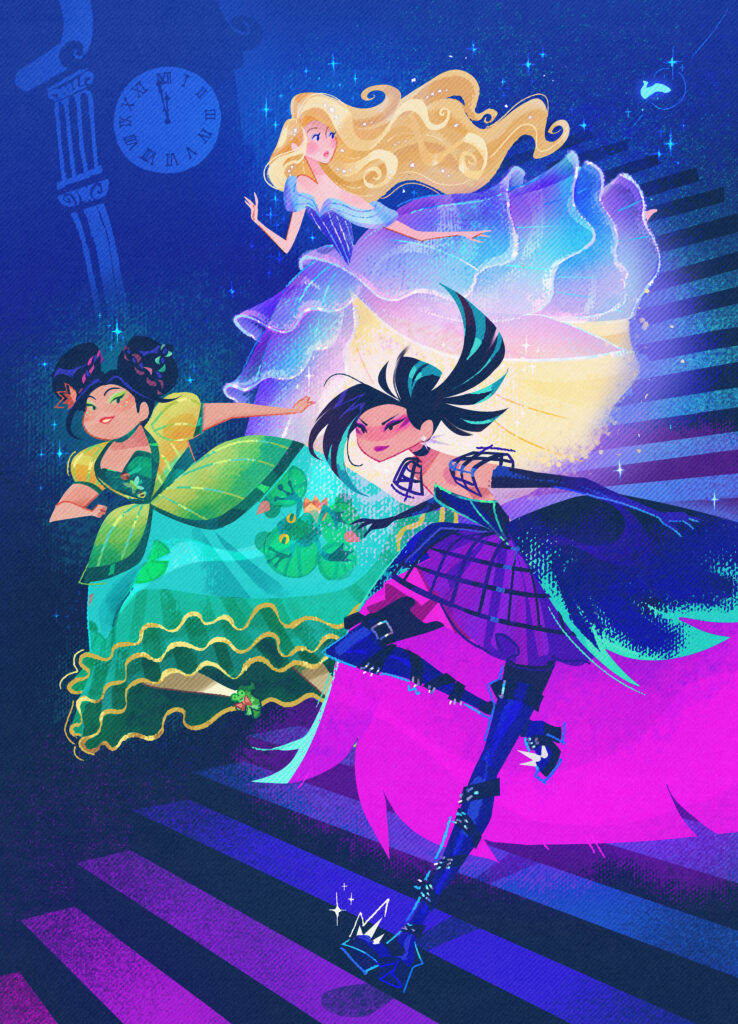 STEPS: A Fresh Spin on Cinderella With Heart, Humor, and Delicious Visual Details 2 steps lithograph01 des annecyRGB5KA3 v001